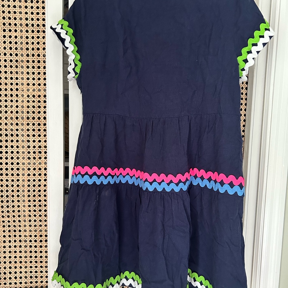 Sail to Sable Ric Rac Ruffled Tiered Sundress - Picture 4 of 4